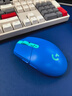罗技（G）G304 LIGHTSPEED无线鼠标 游戏鼠标 轻质便携 鼠标宏 绝地求生FPS英雄联盟吃鸡 生日礼物 蓝色 实拍图