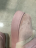 水星家纺棉拖鞋秋冬女男情侣冬季家居棉拖鞋室内保暖棉拖鞋 粉40-41码 实拍图