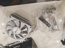 乔思伯（JONSBO）HP400S白色 CPU散热器（多平台/4热管/下压式CPU散热器/PWM智能温控/9CM风扇/1700/AM5） 实拍图