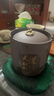京东物流 紫砂陶瓷烟灰缸男士家用防飞灰密封茶几装饰摆件 天道酬勤带盖-烟灰缸1个装 实拍图