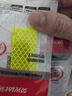 3M反光贴安全警示贴汽车车贴胶贴荧光黄绿色2.5*5厘米5片装 实拍图