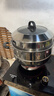 拜格（bayco）蒸锅家用三层34cm5-6个人不锈钢加厚蒸汤锅燃气电磁炉通用BG1454 实拍图