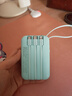倍特源【3c认证丨可上飞机高铁】充电宝自带线大容量迷你耐用轻薄移动电源快充适用于小米苹果安卓 雅川青【自带线+国产电芯】3c认证丨可上飞机 实拍图