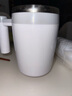 米小舒自动搅拌杯充电咖啡杯电动搅拌杯子懒人磁力旋转杯豆奶粉生日礼物 白色400ML【316不锈钢】 实拍图