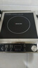 德玛仕（DEMASHI）商用电磁炉大功率3500w大电磁炉炒菜电池炉电磁灶大锅灶炒菜电炒炉火锅【全铜线圈】 不锈钢款【3500W旋钮】TT-3500AX 实拍图