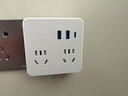 公牛（BULL）转换插头/品字形一转三插座/无线转换插座/电源转换器 适用卧室、厨房 3位分控开关插座  实拍图