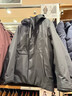 优衣库男装女装高性能复合连帽外套保暖夹克含羽绒智暖衣478277 09 黑色 S 实拍图