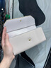 金利来（Goldlion）钱包女长款真皮2025新款时尚简约多卡位三折手拿包多功能女士手包 浅杏色【官方授权-假一罚十】 实拍图