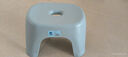 换鞋凳小凳子座椅小板凳可叠放加厚塑料凳高级感儿童学生寝室矮凳 天蓝色1个 实拍图