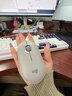 罗技（Logitech）时尚系列 PEBBLE鼠标 无线蓝牙鼠标 办公静音鼠标 女性鼠标对称鼠标 鹅卵石造型 玫瑰粉 实拍图