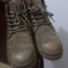 井迈马丁靴男中帮复古工装沙漠靴加绒软底高帮翻毛男鞋秋冬款战术靴子 卡其【四季款】 39 皮鞋码 实拍图