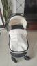 纽贝耳newber婴儿车 婴儿推车 婴儿车0-3岁用折叠可坐可躺带减震 可换向 黑白  遮阳防蚊罩+抑菌护脊睡板 实拍图
