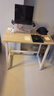 舒客艺家 电脑桌台式小户型小桌子家用学习桌写字办公书桌电竞长条桌子 木纹白架单桌80*50*74 加固电脑桌 实拍图