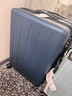 90分行李箱24英寸商务拉杆箱大容量旅行箱密码箱托运箱子多瑙河蓝色 实拍图