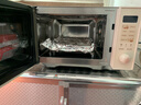 美的（Midea）小滋味微波炉微烤炸一体机萌宠猫爪外观不锈钢内胆23L家用大容量一级能效平板式热风空气炸F23G5 实拍图