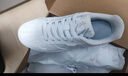 乔丹男鞋板鞋春夏款小白鞋空军一号厚底增高学生休闲运动鞋 纯净白 全新升级 39 实拍图