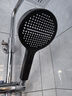 JOCBO【德国】增压花洒喷头家用多功能加压大面板淋浴手持莲蓬喷头 涡轮增压【圆款灰】专利德国技术 实拍图