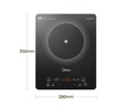 美的（Midea）家用电磁炉电陶炉电池炉2200W大功率猛火新型电磁灶一体微晶面板爆炒炒菜智能定时火锅炉MC-22MB06 实拍图
