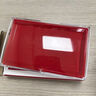 得力（deli）【超级爆款】内盘面116*66mm透明外壳方形快干印台印泥 办公用品 红色9864 实拍图