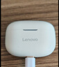 联想（lenovo）真无线蓝牙耳机 半入耳式耳机 音乐运动游戏耳机蓝牙5.4 适用苹果小米手机 EA110月岩白 实拍图