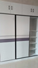 白浅【免费安装】衣柜卧室储物柜子移门衣橱简易推拉门大衣柜 【三门】1.8米主柜+顶柜 实拍图
