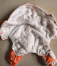 华元宠具（hoopet）狗狗衣服冬天保暖四脚羽绒服宠物小型犬比熊柯基棉服泰迪冬季衣服 【加厚加绒】四脚棉服 橘 XL：背长37cm【建议9-12斤】 实拍图