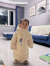 巴拉巴拉儿童羽绒服中长款冬加厚外套男女童2025连帽亲子装保暖防风防泼水 实拍图