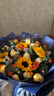 馨仪鲜花速递玫瑰向日葵康乃馨花束生日礼物全国同城配送 向日葵香槟混搭花束 实拍图