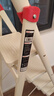 得力（deli）折叠梯家用安全人字梯室内伸缩梯多功能强承重五步登高扶梯白色 实拍图