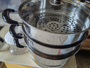 苏泊尔SUPOR 蒸锅真味鲜304不锈钢三层复底28cm蒸鱼锅汤锅蒸笼EZ28BS10 实拍图