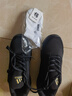 品牌断码气垫跑步鞋男鞋秋冬季休闲鞋运动鞋男女网面透气旅游鞋子 AD5566黑金 45 实拍图