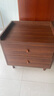 木匠印记 床头柜升级实木生态板带抽屉收纳柜储物型简斗柜小床边柜子 【实木款】深胡桃色50*40*51 实拍图