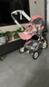 逗逗熊高景观婴儿推车两用避震轻便儿童车推车可折叠宝宝可坐可躺BB车 旗舰藕粉+全功能+单手收+橡胶轮 实拍图