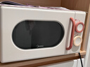 美的小滋味系列微波炉变频家用小型奶油风百搭复古转盘式一级能效低频轻音20L预制菜加热（M2H1） 实拍图