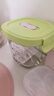babycare婴儿辅食盒玻璃宝宝辅食保鲜工具便携防漏可蒸煮冷冻储存-青220ml 实拍图