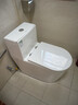 东鹏（DONGPENG）官方马桶家用坐便器大冲力漩涡虹吸式轻音节水防臭抽水普通马桶 【W114105】305坑距 实拍图