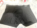 猫人男士内裤男冰丝无痕凉感10A抑菌透气裤衩大码男生平角短裤头礼盒 黑色+铂灰+灰蓝 10A抑菌冰丝 3条 XL （建议120斤-140斤） 实拍图
