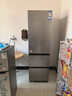 海尔（Haier）「真省电」310L三门冰箱黑金净化一级能效风冷无霜BCD-310WGHD3E7WV(银)国家补贴 实拍图