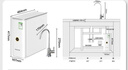 怡口净水（ECOWATER）净水器水晶1000G家用厨下直饮RO膜反渗透0阻垢剂0双酚A高品质母婴级ERO152-3 实拍图