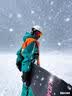 Flow Theory 滑雪镜双层防雾磁吸镀膜抗UV滑雪眼镜护目镜滑雪装备 白框抹茶绿 实拍图