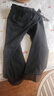 ELLE法式复古水洗牛仔裤子女2025冬季新款设计感高腰显瘦小脚裤子 牛仔黑 L 晒单实拍图