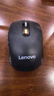 联想（Lenovo）无线蓝牙双模充电鼠标 蓝牙5.0/3.0 便携办公鼠标人体工学设计 Howard理性黑充电版 实拍图