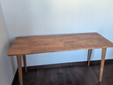 家逸全实木双人书桌长条桌子靠墙窄桌书房学习桌写字桌卧室办公电脑桌 实拍图