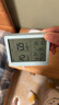 得力（deli）(deli)室内温湿度表 LCD电子温湿度计 婴儿房室内温湿度表 办公用品儿童礼物老人礼品蓝色 实拍图