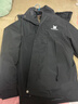 东方骆驼（EASTERN CAMEL）情侣三合一冲锋夹克男女装户外运动外套防风衣 黑色三合一 M  实拍图