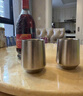 SIMELO施美乐纯钛咖啡杯泡茶杯家用户外敞口酒杯拿铁杯办公双层钛水杯 浩瀚星际 200ml 内外纯钛. 实拍图