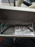 京东京造 近视眼镜框专业配镜防蓝光镜片 男女商务超轻钛 黑 平光 实拍图