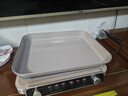 美的（Midea）电火锅鸳鸯锅火锅专用锅多功能锅料理烤肉锅分体式多功能一体电锅0氟钛陶电煮锅HGS352866S 实拍图