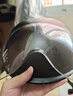 青霄 安全头盔 标准款 新国标 3C认证 抗冲击包裹式防护 电男动女四季车骑通用 黑色防晒镜片 实拍图