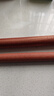 双枪（Suncha）红檀木擀面杖家用实木杆面棒擀面棍饺子皮神器（L60*φ3.6cm） 实拍图
